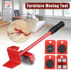 5pc/set Heavy Furniture Moving Tool ( fmh )1 Transport Lifter Shifter Sofa Refrigerator Washing Machine Wheels Slider Roller Mover Device