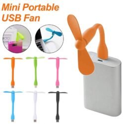 Flexible Mini USB Fan Portable (muf) Detachable Cooling Fan for Pc Power Bank USB Devices Mini Handheld USB Fan