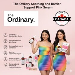 Made in CANADA, The Ordinary Soothing and Barrier Support Pink Serum