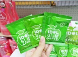 7b1851b5a17bb4c78657553d12283c52.jpg DRINKING Natural Fruit SLIMMING Powder IDOL 10dp Slim Apple Drink Weight Diet Block Burn Fat Radiant Skin 10 Sachets THAILAND