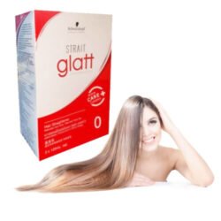 SCHWARZKOPF Strait GLATT Salon Pack Straightener CREAM 120 x 2 = 240ML - Strong Formula for use on for Professional Use or Salon Use
