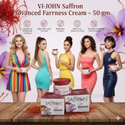 VI-JOHN Saffron Advanced Fairness Cream Rejuvenate vjsm Skin Radiant Glow and Dark Spots – 50 gm