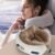 shein@v1@151 Pain Relief Muscle Relaxation USB RECHARGEABLE Vibration U Shaped Massage Multifunctional Usmp Pillow Foam Neck Healthcare Travel Massager for Train Trip Home Office Use