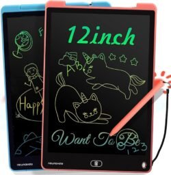 12" inch Fully COLOUR Digital LCD Screen Writing / Drawing Pad Tablet for Kids lwtk Doodle Board with Lock Function, Erasable Reusable Graphic Board