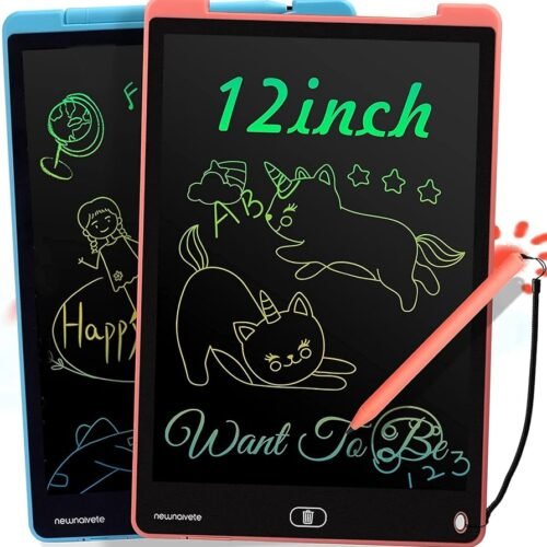 12" inch Fully COLOUR Digital LCD Screen Writing / Drawing Pad Tablet for Kids lwtk Doodle Board with Lock Function, Erasable Reusable Graphic Board