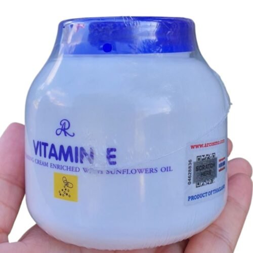 Pure Natural Sunflower Enriched AR  arve  Made in THAILAND ARON Vitamin E Moisturizing CREAM 200 ML