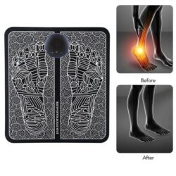 81b1d46c6371905854d9bd879eb960d3.jpg EMS Foot Massager Electric (fmp) Foot Massage Pad Feet Muscle Stimulator Massager Foot Massager Pad Relax Feet for Home and Office Use Portable Electric Massage Pad USB Rechargeable