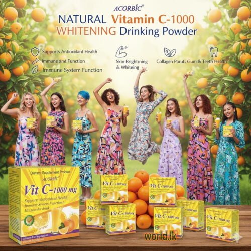 Thailand Drinking Acorbic NATURAL Vitamin C 1000 AVC Orange Powder Drink