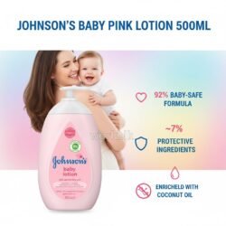 500ml Johnsons Baby Lotion Pink Gentle and Mild for Delicate pjo Skin and Everyday Use – 24h Moisturization