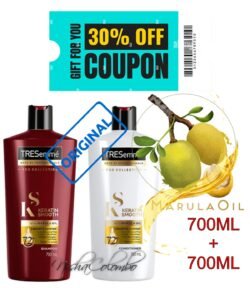 ORIGINAL TRESemme ® 700ML +700ML KERATIN Smooth Shampoo (UK) & Conditioner (UAE) with Marula Oil for Soft and Shiny Hair (Tks7)