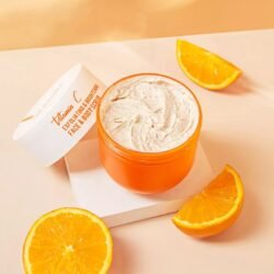 DR RASHEL Vitamin C Face & Body Scrub drbs Exfoliating Brightening  Deep Cleansing Dead Skin Removal CREAM 250g