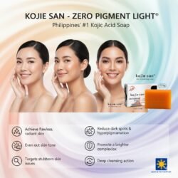 Philippine Kojie san Soap 135g (Large ) Original  Zero Pigment Light  Skin Lightening Classic Soap, Kojiesan (ksls)