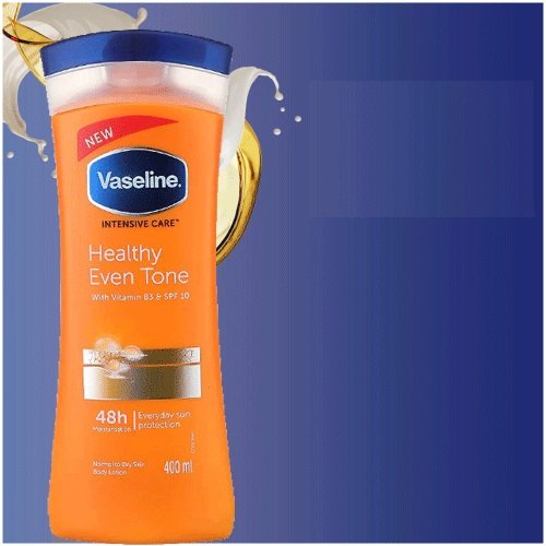 830c40f4cfb59ba0362cabed6c90bc4e.jpg VASELINE (even) Intensive Care Lotion for Even and Healthy Skin with Vitamin B3 and SPF 10 - 400ml
