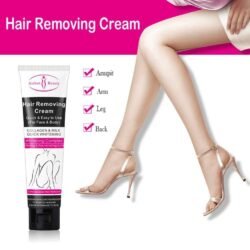 Aichun Beauty Whitening Hair Removing Cream for Face Body Legs Bikini Abhr with Painless Collagen & Milk 100ML