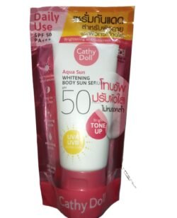 862fc049fe9f1c873e93a769b8e2e7b5.jpg CATHY DOLL (cdpa) Aqua Sun Body Sun WHITENING Serum SPF50 PA+++ Bright Tone Up 138mlMade In THAILAND