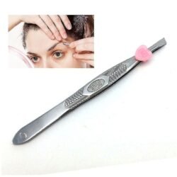 8783e153912495a21a6a5d7a6d447ff3-1.jpg Silver Eyebrow (sett) 1pc Twweezers Stainless Steel Point Tip/Slant Tip/Flat Tip Hair Removal Makeup Tools Accessory
