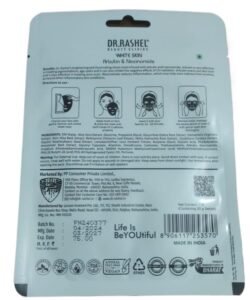 DR RASHEL WHITE SKIN Serum WHITENING Mask Sheet With drwm With Arbutin & NIACINAMIDE 20g