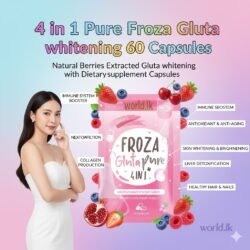 Natural Berries Extracted 4 in 1 Pure Froza Glutta whii-tening 60 Capsules  Gluta with Dietary supplement Capsules