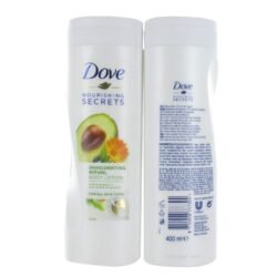 896812890dcf92f65b95a6d21b01f53b.jpg DOVE Nourishing Secrets Invigorating dacl Ritual Body Lotion Avocado Oil and Calendula Extract 400 ML