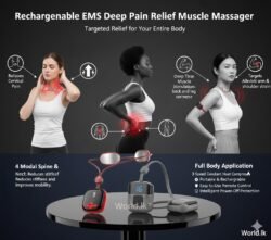 896a19ae750b3810b18986b62da5eb22.jpg Rechargeable EMS Pain Relief Muscle Stimulator Massager Intelligent Micro current (nmcs) Smart Hanging Cervical Spine Shoulder Massage Neck, Deep Tissue