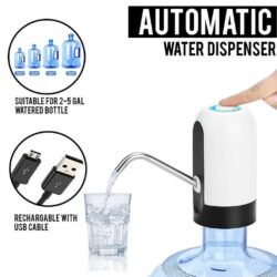 8973253afc1302f6e0f96cd9a1de3f7c.jpg Smart Automatic Pump USB Rechargeable Universal Electric Water RDS Dispenser, Upgrade Button DRINKING Water