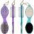 4 In 1 Foot Pedicure Brush, (4i1b) Pumice Stone, Scrubber & File for Soft Care Multi Use Manicure Paddle Brush Kit Tool, Cleanse and Buff, for Feet, Toes, Nails Cleaning, Bath Brush (Multicolor) 4 IN 1 BRUSH