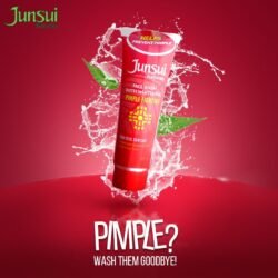 8a78dbe39245a7ac2329997fbc118aa0.jpg JUNSUI Natural Removes Excessive Oil & Pimple Fighting Face Wash 100g jnpf