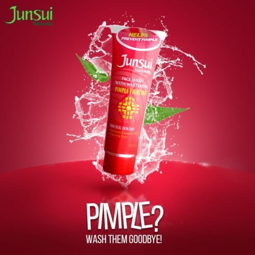 JUNSUI Natural Removes Excessive Oil & Pimple Fighting Face Wash 100g jnpf