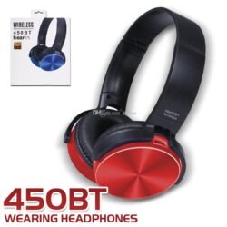 HD 450BT Stereo High-quality wireless Bluetooth Headset support 3.5 mm jack with FM and SD Card Slot (450BT)