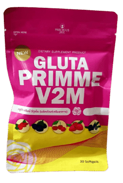 GLUTA Primme V2M Capsules Precious Skin Made in THAILAND