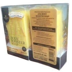 8e3907d2fbea962f6231e7ecd311f454.jpg 100% Authentic Precious Skin Aha Body Booster ahb0 SOAP, 80g Natural Fruit Acid WHITENING THAILAND