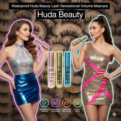 Waterproof Huda Beauty Lash Sensational Volume Mascara Hbme