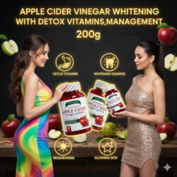 Natural Apple Cider Vinegar Whi*tening Gummies with Detox Vitamins, Weight Management GCAG