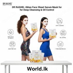 DR RASHEL Ubtan Face Sheet Mask with Serum for Women and Men 2srm All Skin Types Deep Cleansing & Oil Control