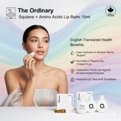 The Ordinary Squalane + Amino Acids Lip Balm  Made in Canada  (Code OSLB)
