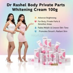 Dr Rashel Body & Private Parts Whit-ttening Cream private areas drpp (bikini line, intimate areas), elbows, knees, and inner thighs