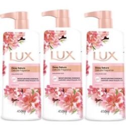 450ML LUX Shower CREAM [luds] Dewy Sakura Fragranced Floral 2X Moisturizing Body Wash