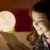 15 cm 3D Moon Touch Sensor Lamp Mlp with Wooden Stand Bedroom Decoration Light Night Lamp Multicolor Birthday Gifts for Boys Girls Friends Lover