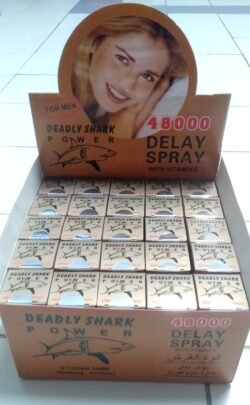 9216fcb39b721ef769079873c9e9919d.jpg Deadly Shark Original 48,000 Spray with Extra Vitamin E Strong and Advance Formula Made In Germany hb 17