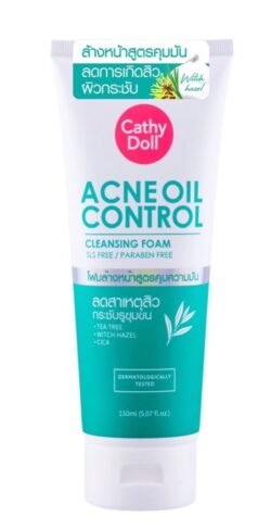 92b6d430341431cfbbe42498e26f744c.jpg CATHY DOLL Acne Oil Control Cleansing WHITENING Foam-150ml 1A Made in THAILAND
