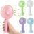 Convenient Ultra-Quiet USB Urmf Rechargeable Portable Mini Handheld Cooling Fan with Removable Stand