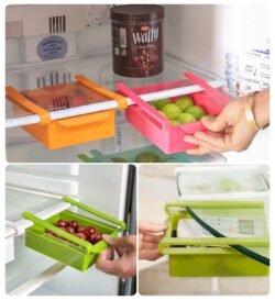 9376a80fb99df61b89172d93af5db10b.jpg Multifunction Refrigerator Drawer Fridge Storage Box Rack Shelf Holder Slide Fridge MRDF