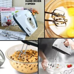 High Speed Turbo sshm Electric 7 Speeds Hand Mixer blender Egg Beater England SCARLETT