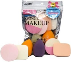 Professional Makeup (6pcs) Sponge Beauty Blender for Blending Face Makeup, Multicolor Face Sponge Puff - Pack of 6 pieces