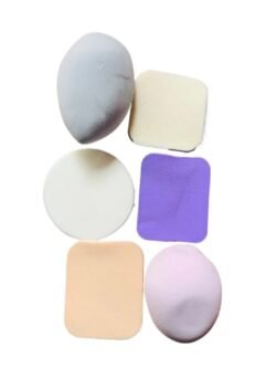 Professional Makeup (6pcs) Sponge Beauty Blender for Blending Face Makeup, Multicolor Face Sponge Puff - Pack of 6 pieces