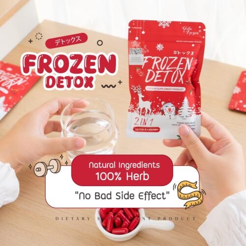 Herbal Organic FROZEN DETOX SLIMMING Fdsc GLUTA Capsules Reduce Weight without Exercises