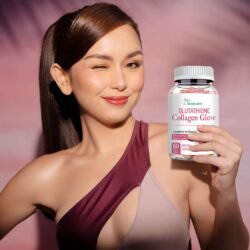 Nature Glow 60 Glutathione Collagen Gummies gcgd Glow Dietary Supplement Organic Strawberry Flavor