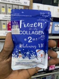 FROZEN COLLAGEN 2 in 1 - 60 WHITENING Capsules fcc Herbal Peptide & GLUTATHIONE Medicine