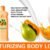 ROUSHUN rve0 Papaya POWDER Nourish Moisturizer Hand Body Lotion Vitamin E Anti-Aging Body CREAM 600ml