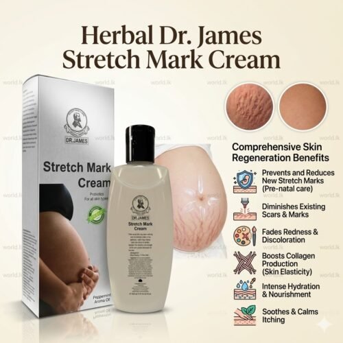 9a425d2c1309f47c4553479b892d77b5.jpg Herbal Dr James Pregnancy Stretch Mark Gel Cream 200 ML drsm Made in Thailand